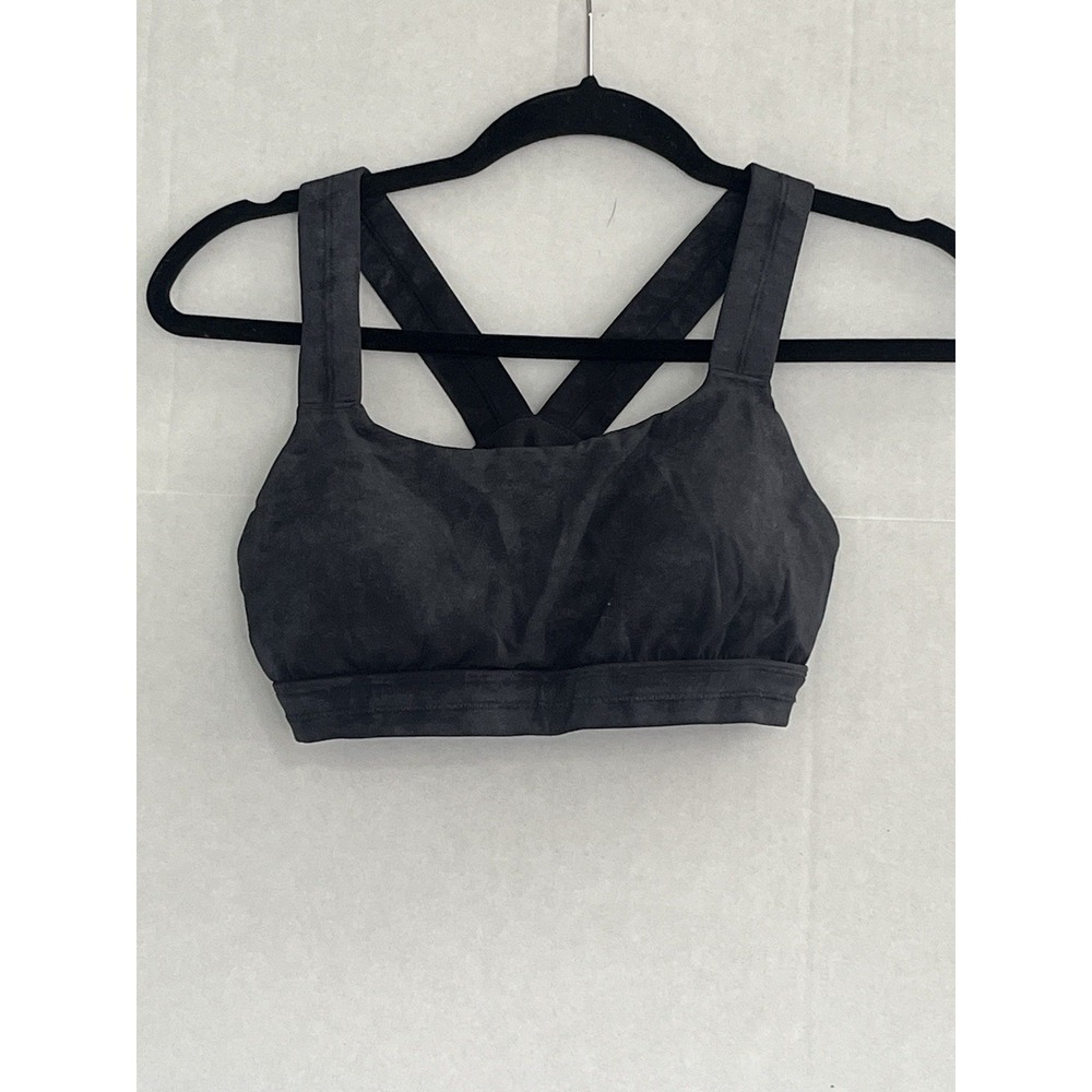 Athleta Women's Charcoal Sports Bra Size S